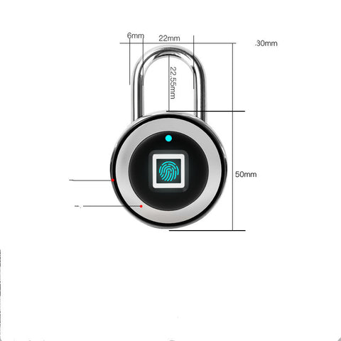 Fingerprint Padlocks, Smart Small Locks, Fingerprint Anti-theft Locks, Padlocks