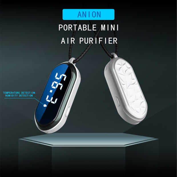 Air Purifier Is Portable And Wears Negative Ions